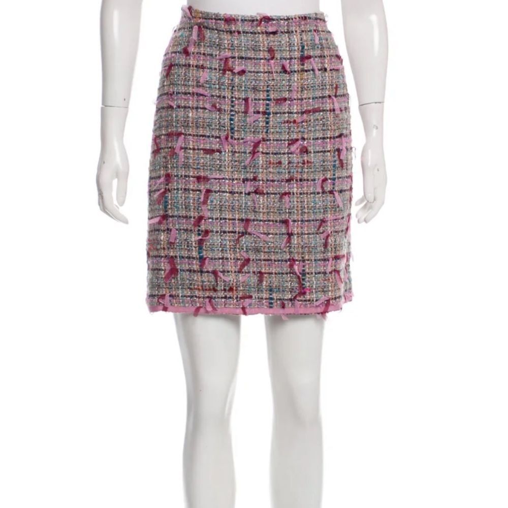 NWT Tibi Textured Ribbon & Tweed Suit Skirt
